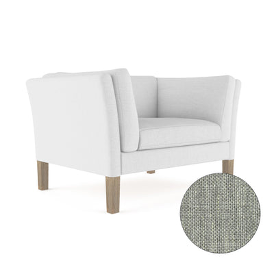 Charlton Chair - Haze Pebble Weave Linen