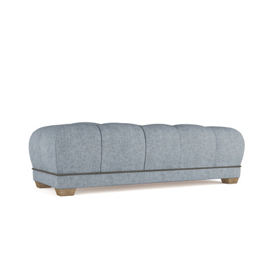 Hudson Table Ottoman - Haze Plush Velvet