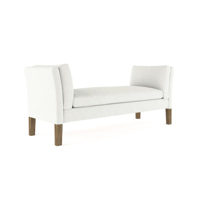 Charlton Bench - Blanc Plush Velvet