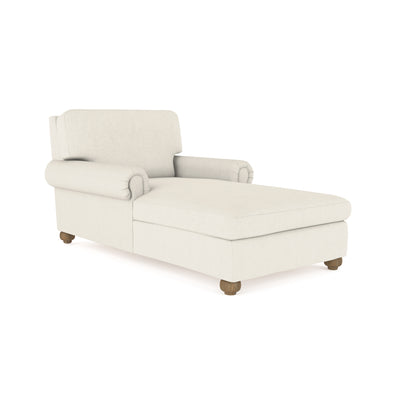 Leroy Chaise - Alabaster Box Weave Linen