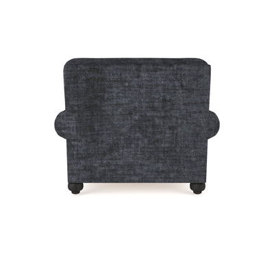 Leroy Chaise - Graphite Crushed Velvet
