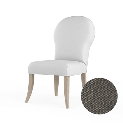 Caitlyn Dining Chair - Graphite Basketweave