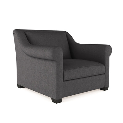 Thompson Chair - Graphite Plush Velvet