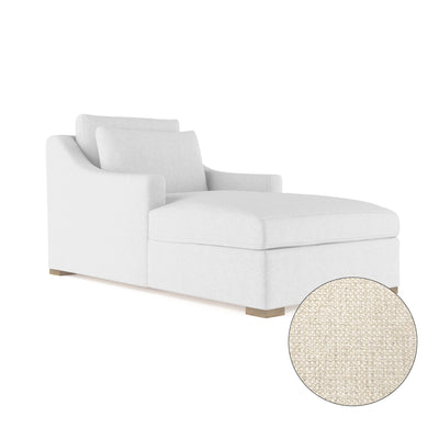 Crosby Chaise - Alabaster Basketweave