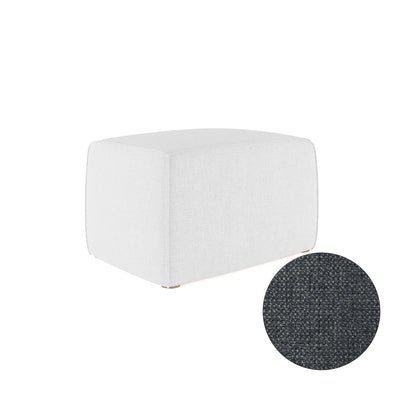 Varick Ottoman - Bluebell Basketweave
