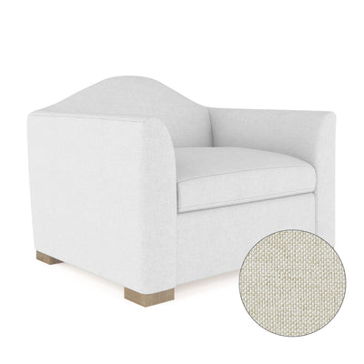 Horatio Chair - Alabaster Pebble Weave Linen