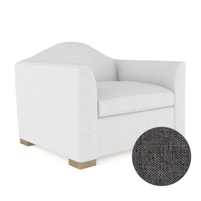 Horatio Chair - Graphite Pebble Weave Linen