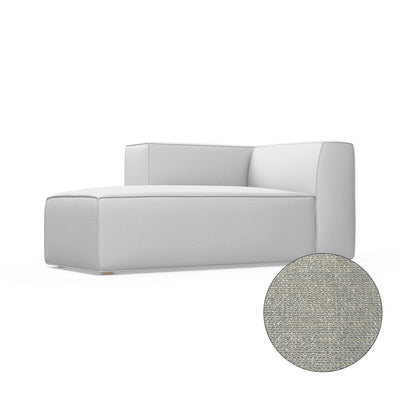 Varick Single-Arm Chaise - Haze Basketweave
