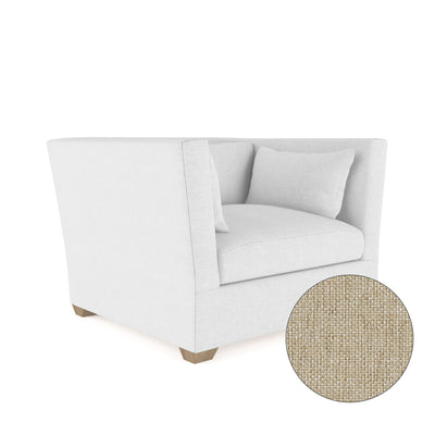 Rivington Chair - Oyster Pebble Weave Linen