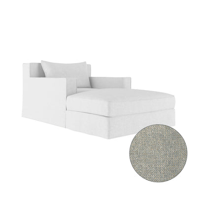 Mulberry Chaise - Haze Basketweave