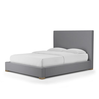 Sloan Panel Bed - Pumice Plush Velvet