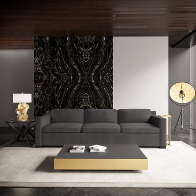 Mercer Sofa - Graphite Box Weave Linen