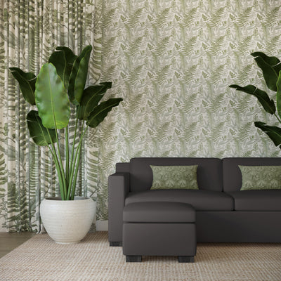 Mercer Ottoman - Graphite Pebble Weave Linen