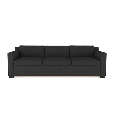 Mercer Sofa - Black Jack Box Weave Linen