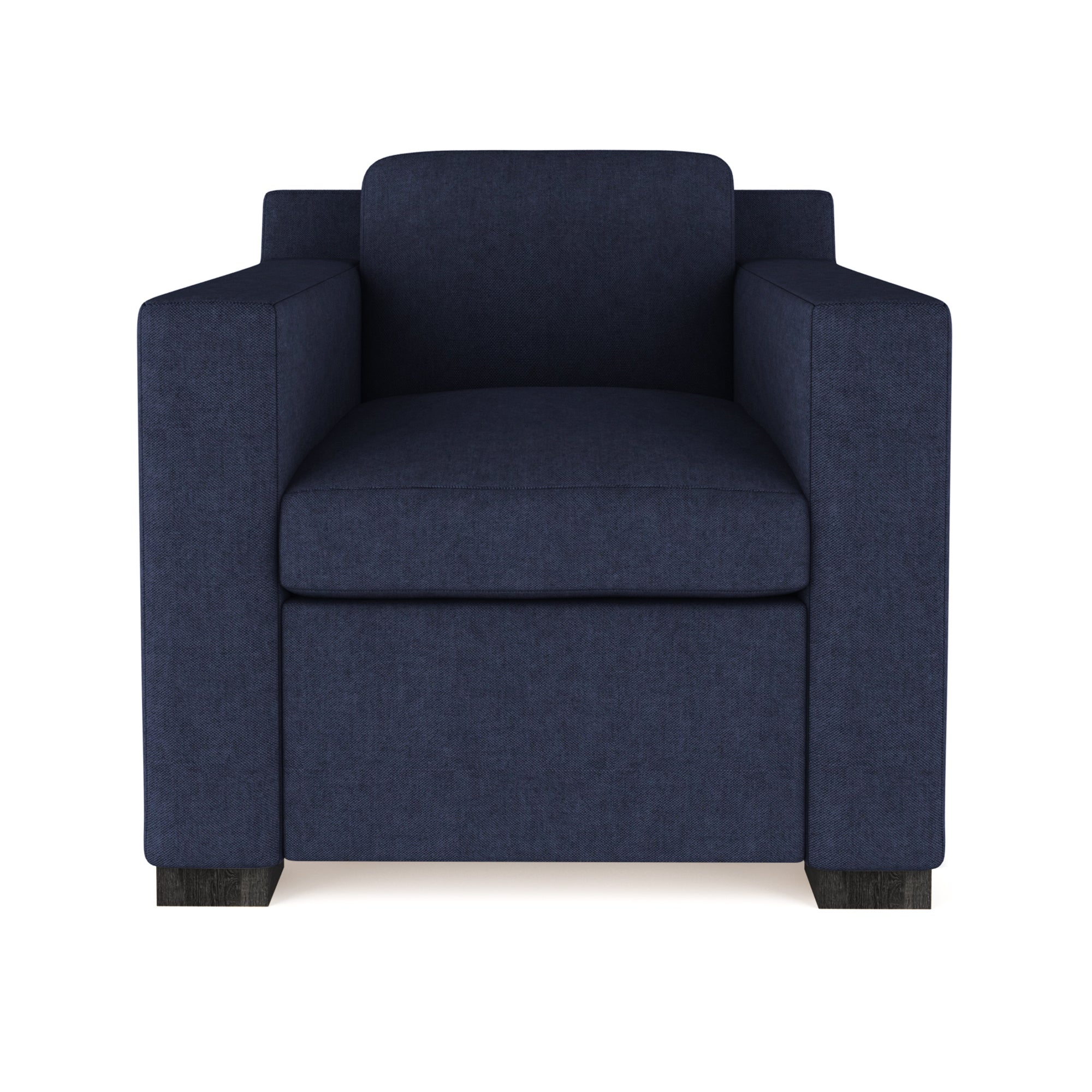 Mercer Chair - Blue Print Plush Velvet