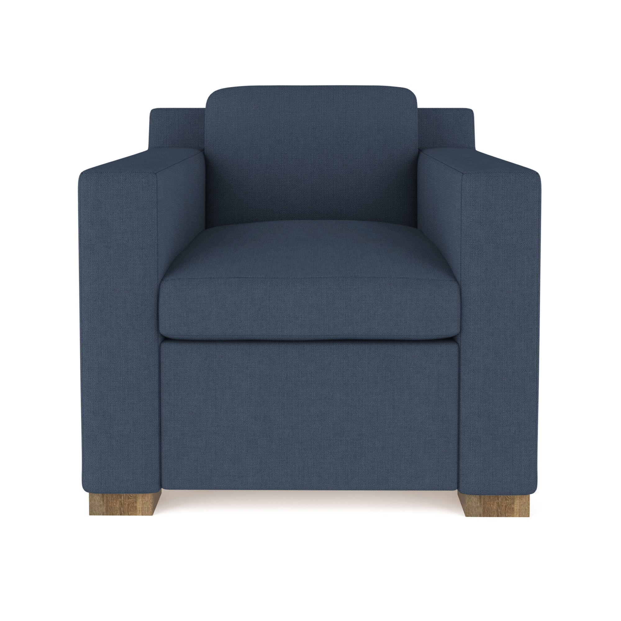 Mercer Chair - Bluebell Box Weave Linen