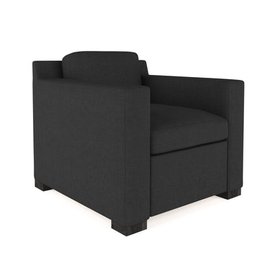 Mercer Chair - Black Jack Box Weave Linen