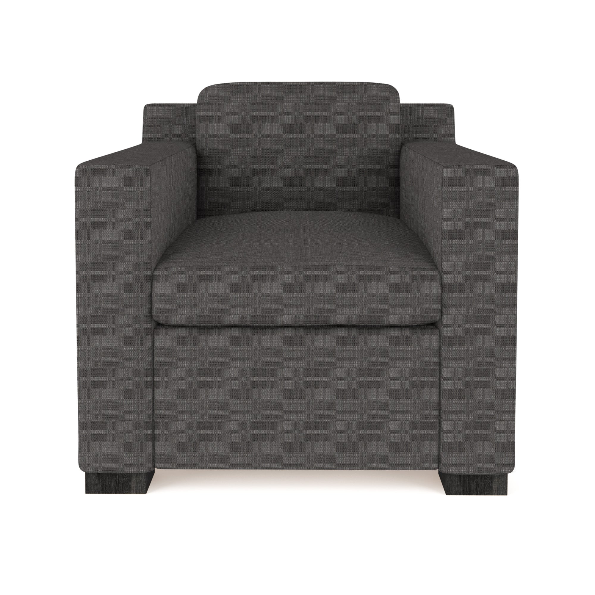 Mercer Chair - Graphite Box Weave Linen