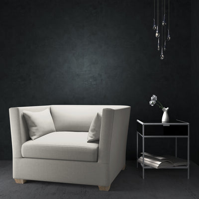 Rivington Chair - Alabaster Pebble Weave Linen