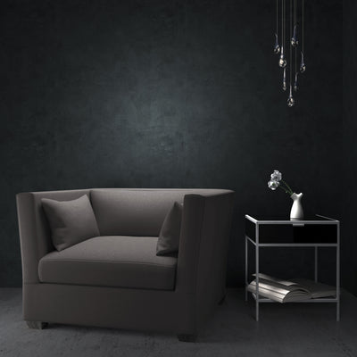 Rivington Chair - Graphite Pebble Weave Linen