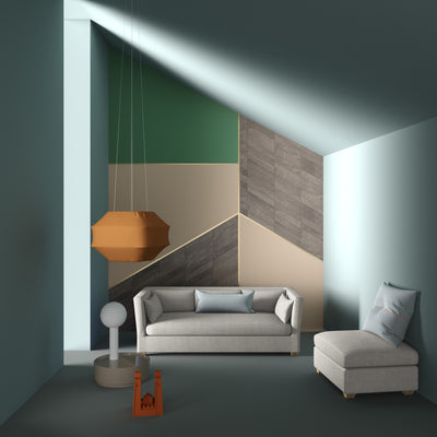 Rivington Ottoman - Alabaster Plush Velvet