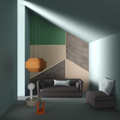 Rivington Ottoman - Graphite Crushed Velvet