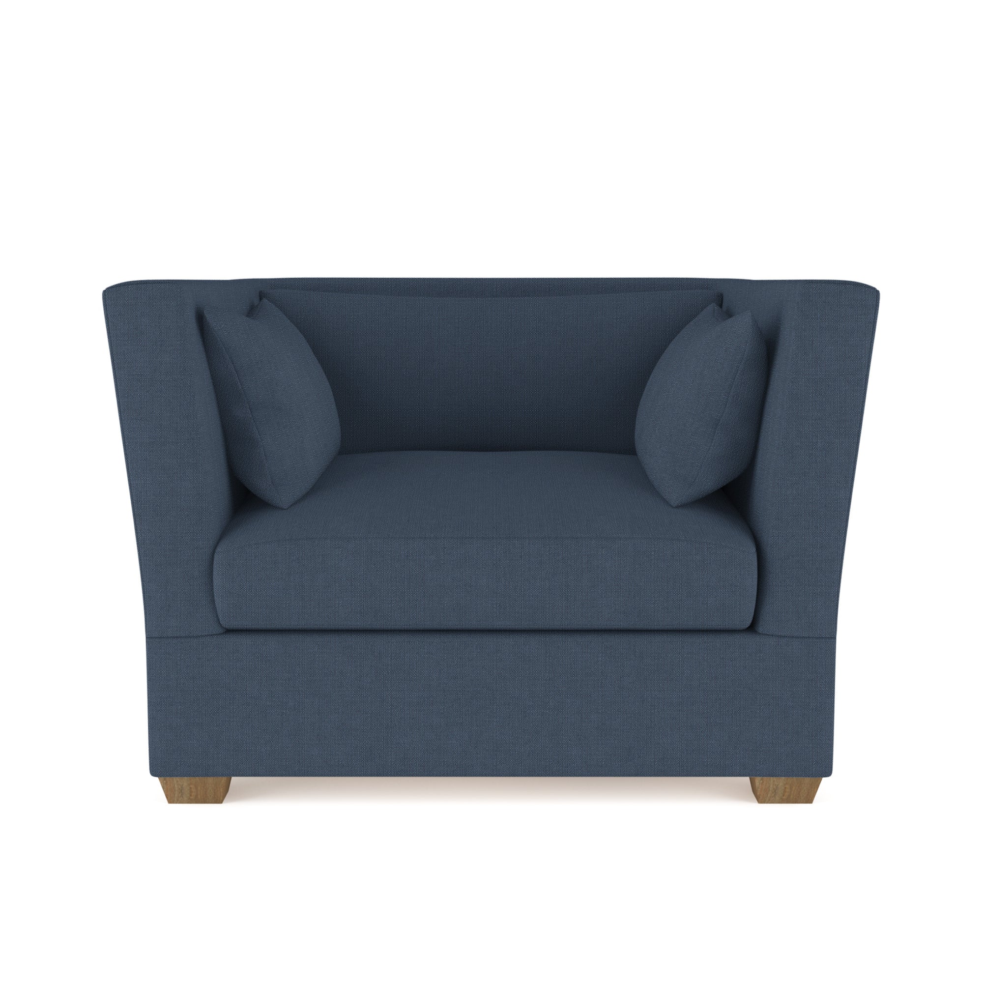 Rivington Chair - Bluebell Box Weave Linen