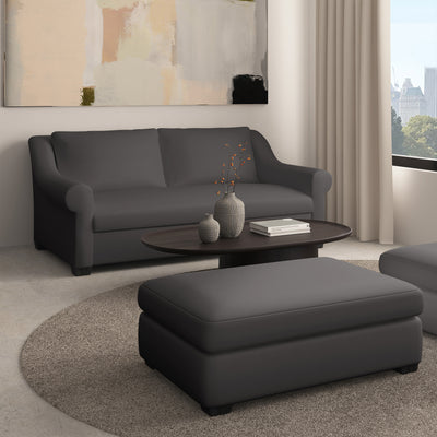Thompson Sofa - Graphite Box Weave Linen