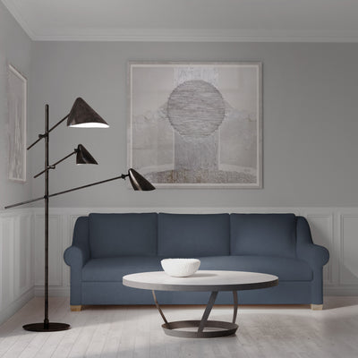 Thompson Sofa - Bluebell Basketweave