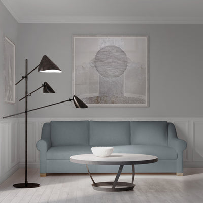 Thompson Sofa - Haze Basketweave