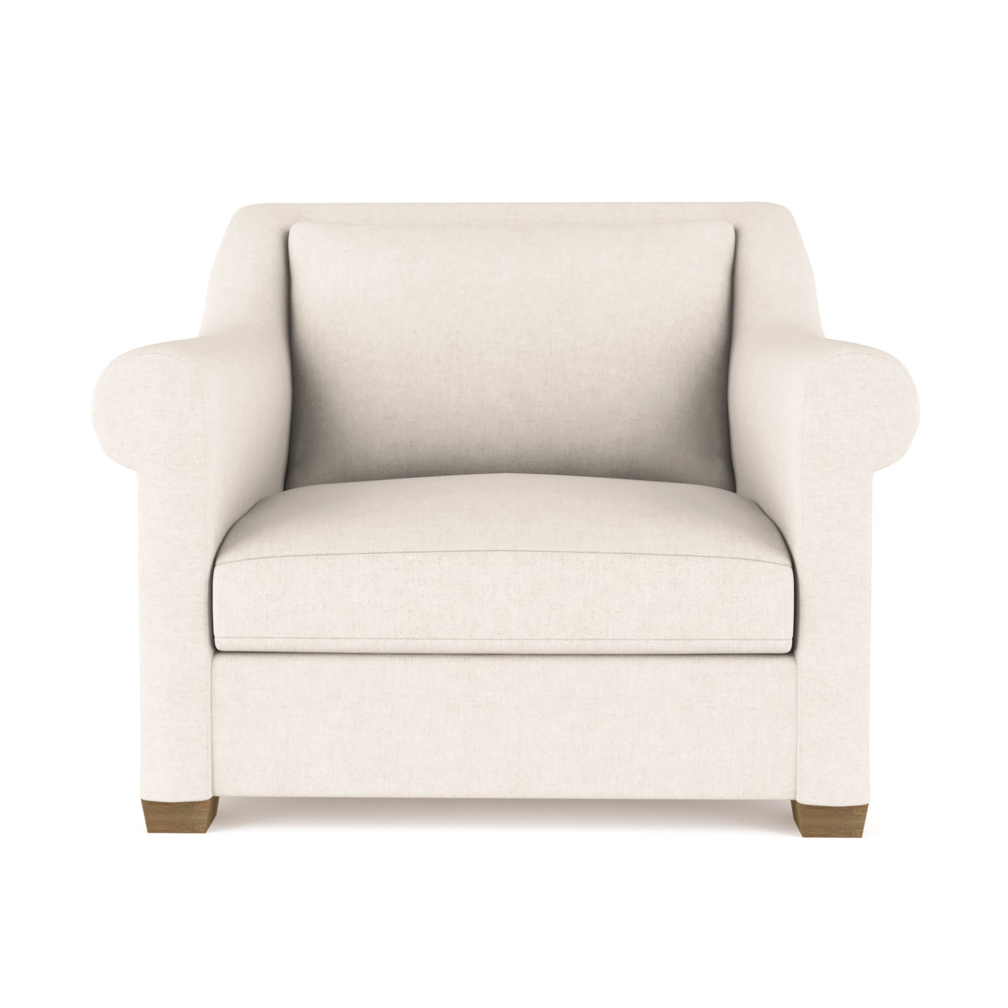 Thompson Chair - Alabaster Plush Velvet