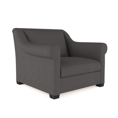 Thompson Chair - Graphite Box Weave Linen