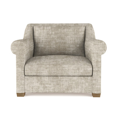 Thompson Chair - Oyster Crushed Velvet