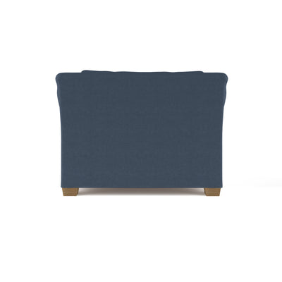 Thompson Chaise - Bluebell Box Weave Linen