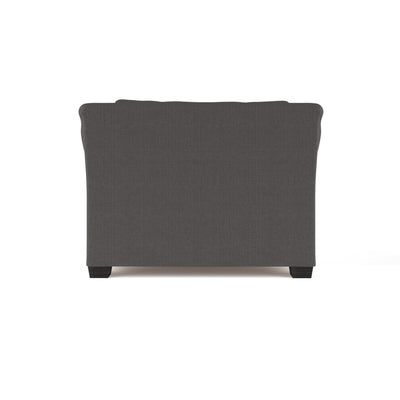 Thompson Chaise - Graphite Box Weave Linen