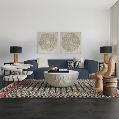 Varick Sofa - Bluebell Basketweave