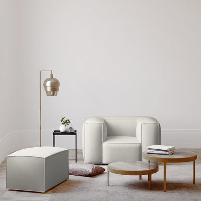 Varick Chair - Alabaster Box Weave Linen