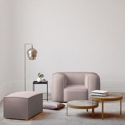 Varick Chair - Blush Plush Velvet