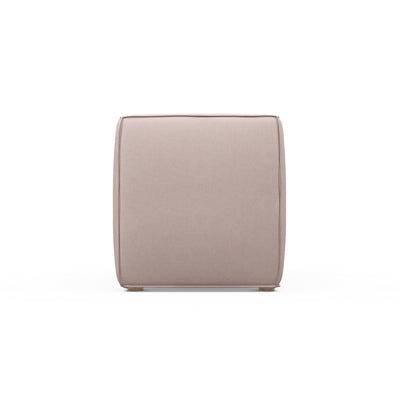 Varick Armless Chair - Blush Plush Velvet