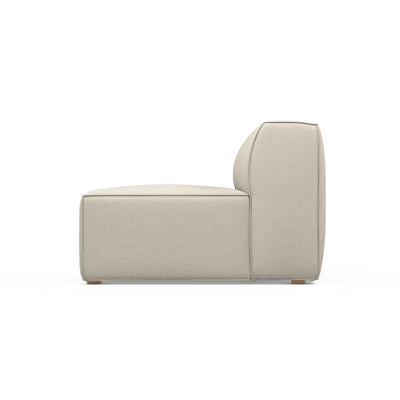 Varick Armless Chair - Oyster Box Weave Linen