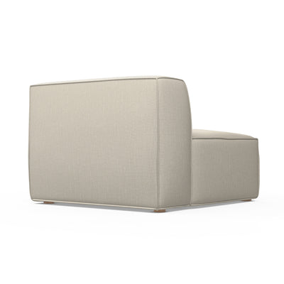 Varick Corner Chair - Oyster Box Weave Linen