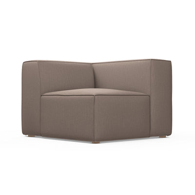 Varick Corner Chair - Pumice Box Weave Linen