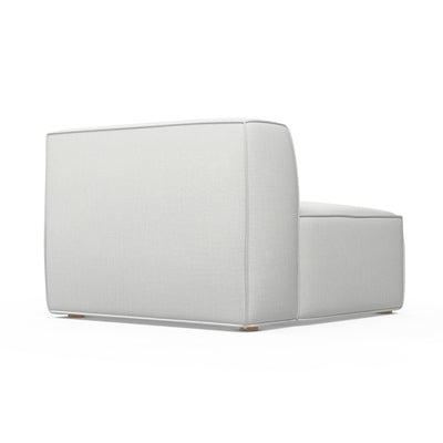 Varick Corner Chair - Blanc Box Weave Linen