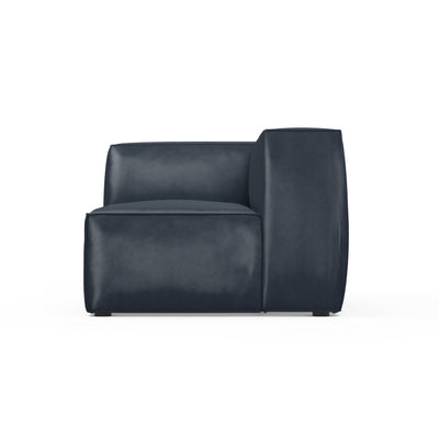 Varick Corner Chair - Blue Print Vintage Leather