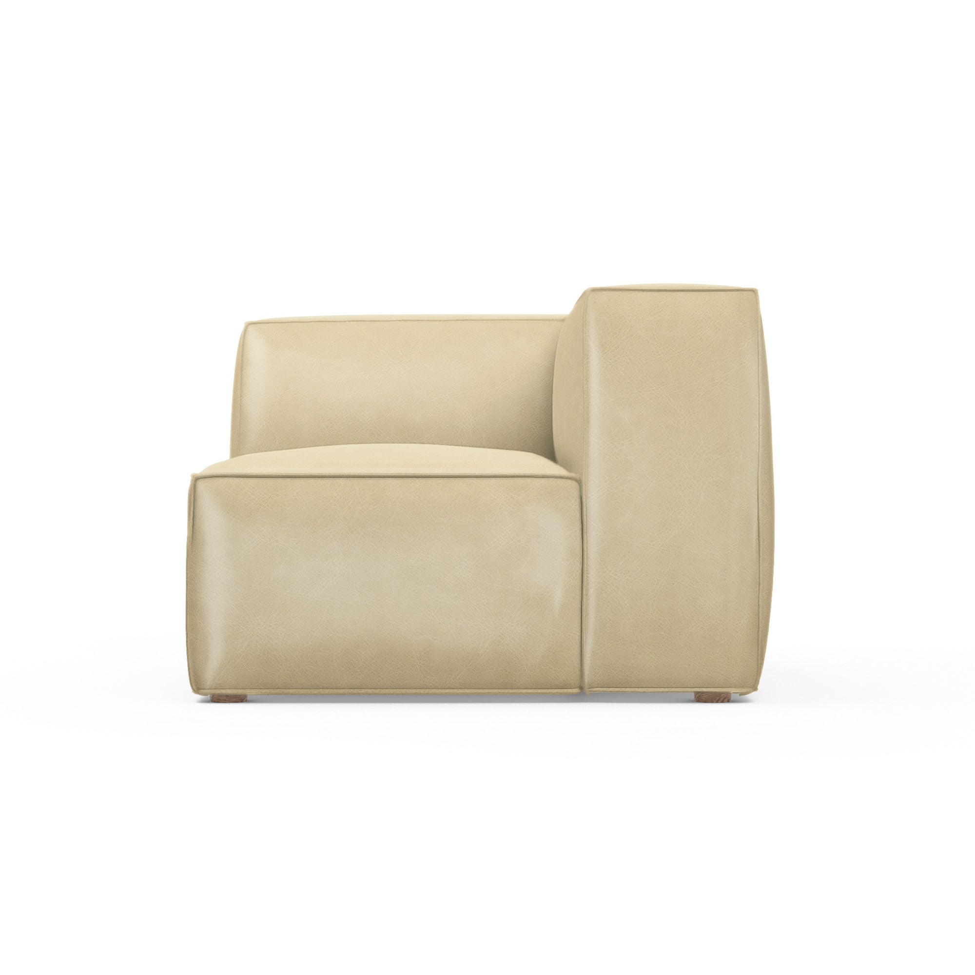 Varick Corner Chair - Oyster Vintage Leather