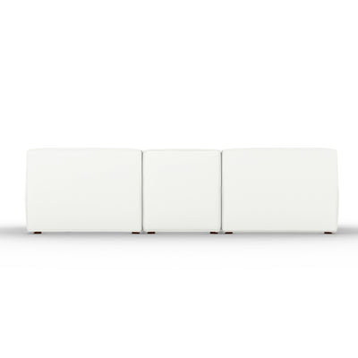 Varick Left-Chaise Sectional - Blanc Plush Velvet