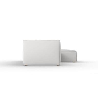 Varick Right-Chaise Sectional - Silver Streak Plush Velvet