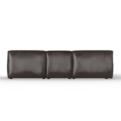 Varick 5-Piece Corner Sectional - Chocolate Vintage Leather