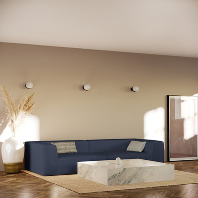 Varick Daybed - Blue Print Crushed Velvet