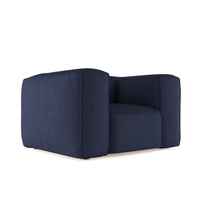 Varick Chair - Blue Print Plush Velvet